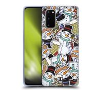 HEAD CASE STAMPE NATALIZIE CUSTODIA COVER MORBIDA IN GEL PER SAMSUNG TELEFONI 1