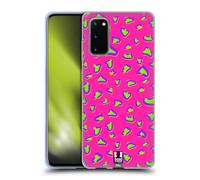 HEAD CASE STAMPE NEON CUSTODIA COVER MORBIDA IN GEL PER SAMSUNG TELEFONI 1