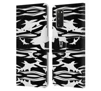 HEAD CASE STAMPE SQUALO CUSTODIA COVER A PORTAFOGLIO PER SAMSUNG TELEFONI 1