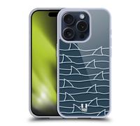HEAD CASE STAMPE SQUALO CUSTODIA COVER MORBIDA IN GEL PER APPLE iPHONE TELEFONI