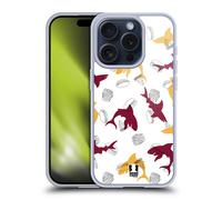 HEAD CASE STAMPE SQUALO CUSTODIA COVER MORBIDA IN GEL PER APPLE iPHONE TELEFONI