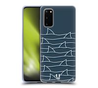 HEAD CASE STAMPE SQUALO CUSTODIA COVER MORBIDA IN GEL PER SAMSUNG TELEFONI 1