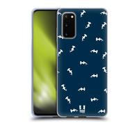 HEAD CASE STAMPE SQUALO CUSTODIA COVER MORBIDA IN GEL PER SAMSUNG TELEFONI 1