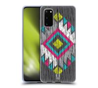 HEAD CASE STAMPE TRIBALI LEGNO CUSTODIA COVER MORBIDA IN GEL PER SAMSUNG PHONE 1