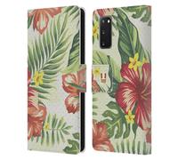HEAD CASE STAMPE TROPICALI CUSTODIA COVER A PORTAFOGLIO PER SAMSUNG TELEFONI 1