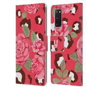 HEAD CASE STAMPE VINTAGE CUSTODIA COVER A PORTAFOGLIO PER SAMSUNG TELEFONI 1