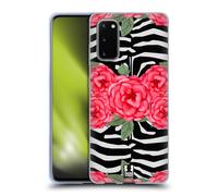 HEAD CASE STAMPE VINTAGE CUSTODIA COVER MORBIDA IN GEL PER SAMSUNG TELEFONI 1