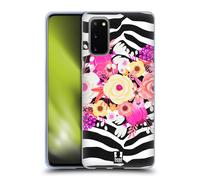 HEAD CASE STAMPE VINTAGE CUSTODIA COVER MORBIDA IN GEL PER SAMSUNG TELEFONI 1