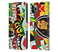 HEAD CASE STICKER HAPPY CUSTODIA COVER A PORTAFOGLIO PER APPLE iPHONE TELEFONI