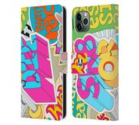 HEAD CASE STICKER HAPPY CUSTODIA COVER A PORTAFOGLIO PER APPLE iPHONE TELEFONI