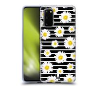 HEAD CASE STRISCE FLOREALI FASHION CUSTODIA COVER MORBIDA IN GEL PER SAMSUNG 1