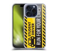 HEAD CASE STUDENT DRIVER SIGNS CUSTODIA COVER MORBIDA IN GEL PER APPLE iPHONE