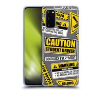 HEAD CASE STUDENT DRIVER SIGNS CUSTODIA COVER MORBIDA IN GEL PER SAMSUNG PHONE 1