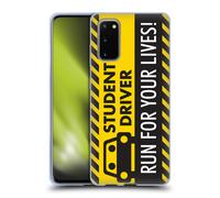 HEAD CASE STUDENT DRIVER SIGNS CUSTODIA COVER MORBIDA IN GEL PER SAMSUNG PHONE 1