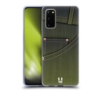 HEAD CASE TASCHE JEANS CUSTODIA COVER MORBIDA IN GEL PER SAMSUNG TELEFONI 1