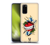 HEAD CASE TATUAGGI OLD SCHOOL CUSTODIA COVER MORBIDA IN GEL PER SAMSUNG PHONES 1