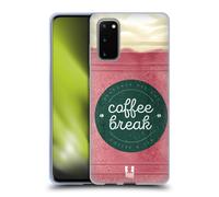 HEAD CASE TAZZE DI CAFFÈ CUSTODIA COVER MORBIDA IN GEL PER SAMSUNG TELEFONI 1