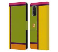 HEAD CASE TEGOLA COLORATA CUSTODIA COVER A PORTAFOGLIO PER SAMSUNG TELEFONI 1