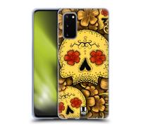 HEAD CASE TESCHI FLOREALI CUSTODIA COVER MORBIDA IN GEL PER SAMSUNG TELEFONI 1