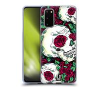 HEAD CASE TESCHI FLOREALI CUSTODIA COVER MORBIDA IN GEL PER SAMSUNG TELEFONI 1
