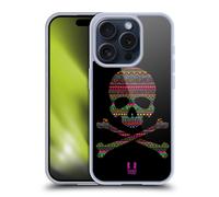 HEAD CASE TESCHIO E OSSA CUSTODIA COVER MORBIDA IN GEL PER APPLE iPHONE TELEFONI