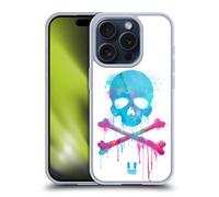 HEAD CASE TESCHIO E OSSA CUSTODIA COVER MORBIDA IN GEL PER APPLE iPHONE TELEFONI