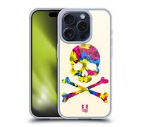 HEAD CASE TESCHIO E OSSA CUSTODIA COVER MORBIDA IN GEL PER APPLE iPHONE TELEFONI