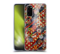 HEAD CASE TESSUTI MODELLI ORIENTALI CUSTODIA COVER MORBIDA IN GEL PER SAMSUNG 1