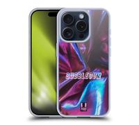 HEAD CASE TIPOGRAFIA IRIDESCENTE CUSTODIA COVER MORBIDA IN GEL PER APPLE iPHONE