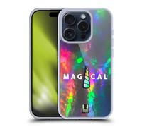 HEAD CASE TIPOGRAFIA IRIDESCENTE CUSTODIA COVER MORBIDA IN GEL PER APPLE iPHONE