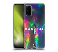 HEAD CASE TIPOGRAFIA IRIDESCENTE CUSTODIA COVER MORBIDA IN GEL PER SAMSUNG 1