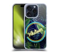 HEAD CASE TIPOGRAFIA TROPICALE CUSTODIA COVER MORBIDA IN GEL PER APPLE iPHONE