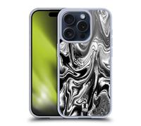 HEAD CASE TREND BIANCHI E NERI CUSTODIA COVER MORBIDA IN GEL PER APPLE iPHONE