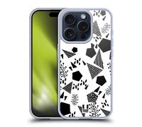 HEAD CASE TREND BIANCHI E NERI CUSTODIA COVER MORBIDA IN GEL PER APPLE iPHONE