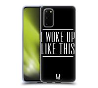HEAD CASE TREND BIANCHI E NERI CUSTODIA COVER MORBIDA IN GEL PER SAMSUNG PHONE 1