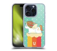 HEAD CASE UNICORN CHUBBY CUSTODIA COVER MORBIDA IN GEL PER APPLE iPHONE TELEFONI