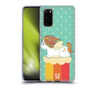HEAD CASE UNICORN CHUBBY CUSTODIA COVER MORBIDA IN GEL PER SAMSUNG TELEFONI 1