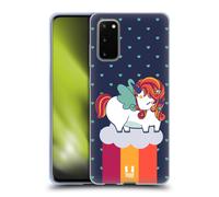 HEAD CASE UNICORN CHUBBY CUSTODIA COVER MORBIDA IN GEL PER SAMSUNG TELEFONI 1