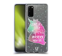 HEAD CASE UNICORN SPARKLE CUSTODIA COVER MORBIDA IN GEL PER SAMSUNG TELEFONI 1