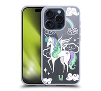 HEAD CASE UNICORNI COLORATI CUSTODIA COVER MORBIDA IN GEL PER APPLE iPHONE