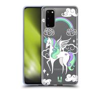 HEAD CASE UNICORNI COLORATI CUSTODIA COVER MORBIDA IN GEL PER SAMSUNG TELEFONI 1