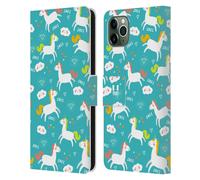 HEAD CASE UNICORNI SFACCIATI CUSTODIA COVER A PORTAFOGLIO PER APPLE iPHONE