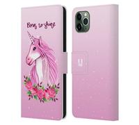 HEAD CASE UNICORNI SFACCIATI CUSTODIA COVER A PORTAFOGLIO PER APPLE iPHONE