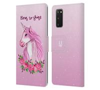 HEAD CASE UNICORNI SFACCIATI CUSTODIA COVER A PORTAFOGLIO PER SAMSUNG TELEFONI 1