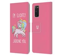 HEAD CASE UNICORNI SFACCIATI CUSTODIA COVER A PORTAFOGLIO PER SAMSUNG TELEFONI 1