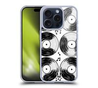 HEAD CASE VINYL DISC COLLECTION CUSTODIA COVER MORBIDA IN GEL PER APPLE iPHONE