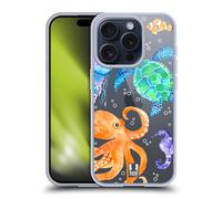 HEAD CASE VITA DI MARE ACQUARELLO CUSTODIA COVER MORBIDA IN GEL PER APPLE iPHONE