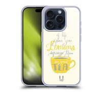 HEAD CASE VITA E LIMONI CUSTODIA COVER MORBIDA IN GEL PER APPLE iPHONE TELEFONI