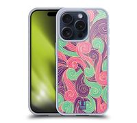 HEAD CASE VIVID SWIRLS CUSTODIA COVER MORBIDA IN GEL PER APPLE iPHONE TELEFONI