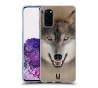 HEAD CASE VOLTI ANIMALI 2 CUSTODIA COVER MORBIDA IN GEL PER SAMSUNG TELEFONI 1